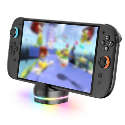For Nintendo Switch 2 Console ipega Dock Charger with RGB Lighting Effects, ipega