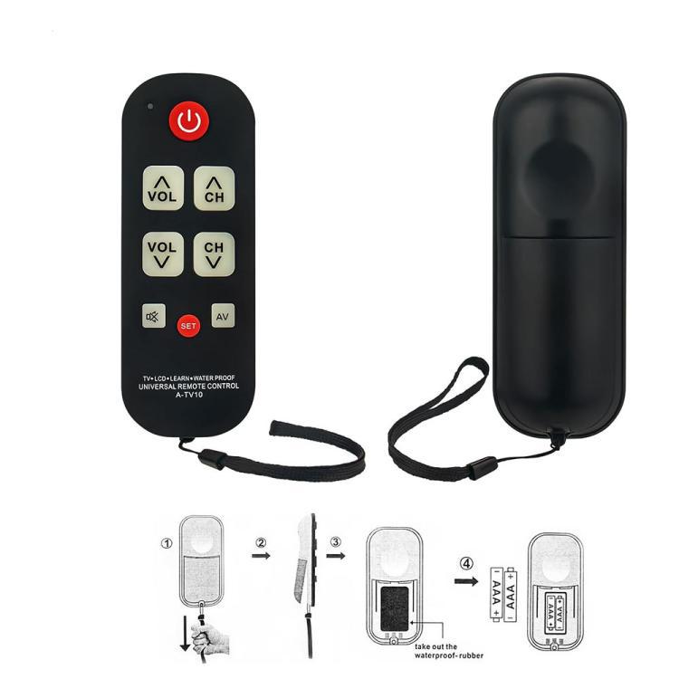 A-TV10 TV Universal Remote Control Simple Learning Luminous Button Remote Control