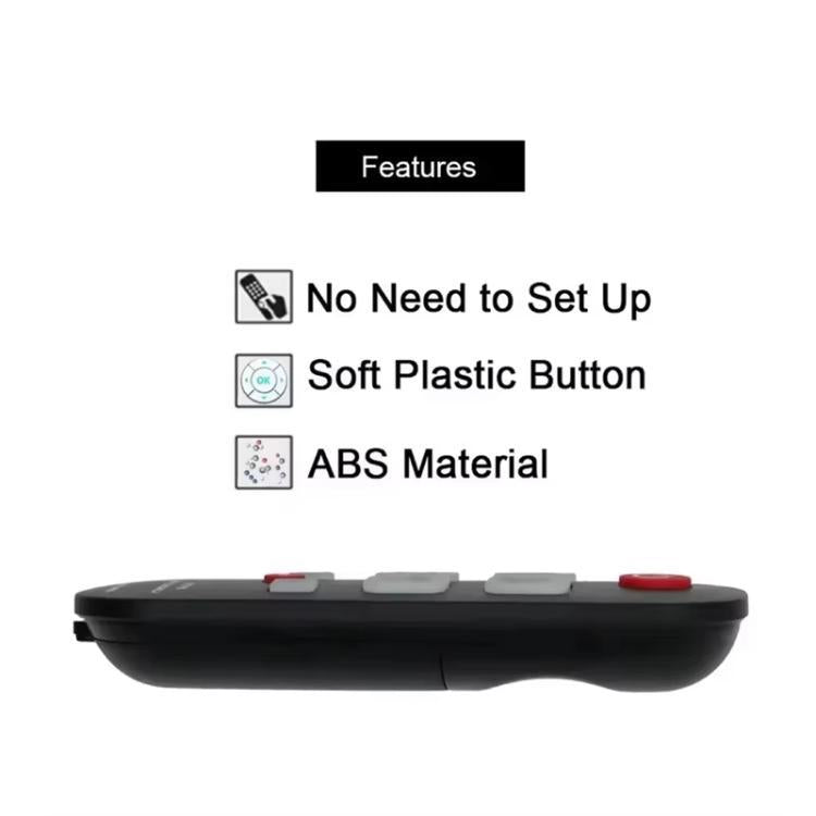 A-TV10 TV Universal Remote Control Simple Learning Luminous Button Remote Control