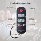 A-TV10 TV Universal Remote Control Simple Learning Luminous Button Remote Control