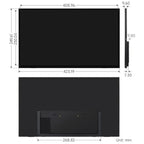 Luckfox 18.5 Inch 10-Point Touch Monitor 1920 × 1080 Resolution 120Hz Refresh Rate IPS Screen, EU Plug, UK Plug, US Plug