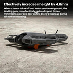 For DJI Neo 2 CQT 2pcs /Set Height Increasing Tripod Bottom Scratch Resistant Takeoff Landing Protection Bracket, Increasing Tripod