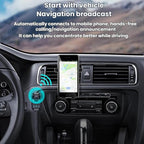 Car Lossless Audio Quality 3.5mm Audio AUX Bluetooth Adapter, C5