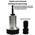 Car Wheel Hub Axle Rust Removal Maintenance Tool Brake Disc Rust Removal & Care Tool