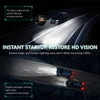 2pcs/Pack 50W 5000LM IP68 Waterproof Automotive LED Headlights, A6 H7, A6 H4, A6 H11, A6 9005, A6 9006