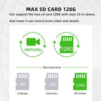 M68 1080P HD Night Vision Screenless Dash Camera 24-Hour Parking Monitoring Recorder, Front  + WIFI, Front + Rear  + WIFI