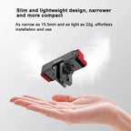 For DJI Osmo Action 6 / Nano Ribionex Dual-Sided Magnetic Quick-release Adapter Mount with 2-Claw and 1/4-inch Tripod Thread