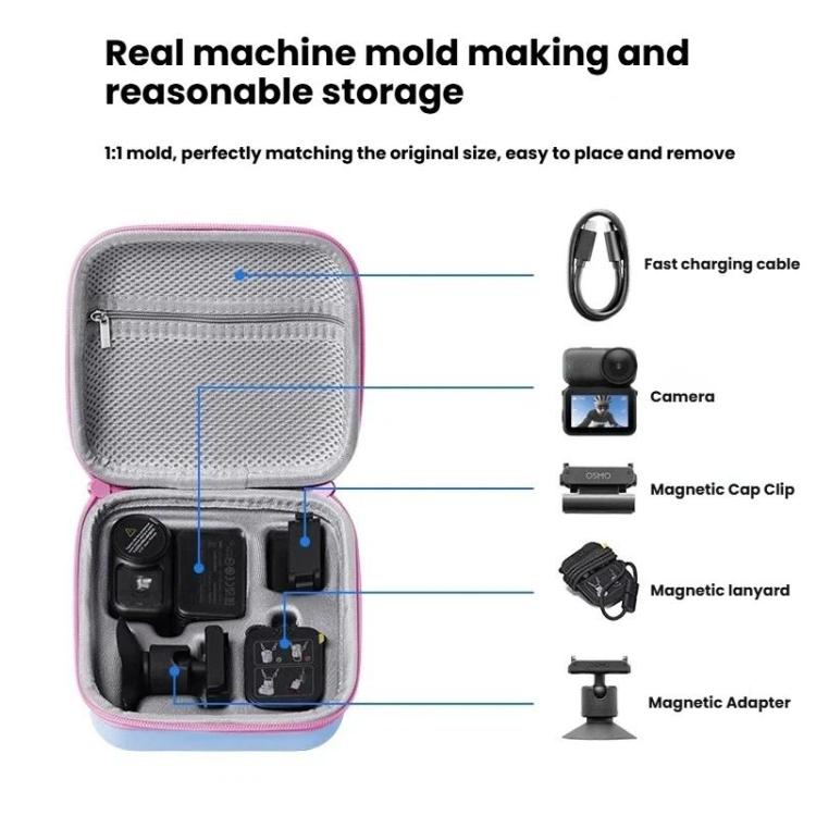 Hard Shell Carrying Case for DJI Osmo Nano Standard Combo Portable Protective Storage Bag with Hand Carry