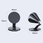 Car Dashboard Magnetic Navigation Folding Rotating Phone Holder, D63