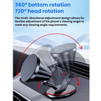 Car Dashboard Magnetic Navigation Folding Rotating Phone Holder, D63