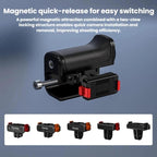 For DJI Osmo Action 4 / 3 / 5 Pro Flymile Adapter Extended Rabbit Cage Accessory, Handle, Set Plastic Version