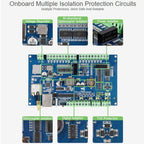 Control Board With 8-Channel Digital Input & Output, Built-In Xtensa 32-Bit LX7 Dual-Core Processor, Waveshare ESP32-S3-POE-ETH-8DI-8DO