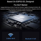 Control Board With 8-Channel Digital Input & Output, Built-In Xtensa 32-Bit LX7 Dual-Core Processor, Waveshare ESP32-S3-POE-ETH-8DI-8DO