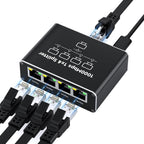 RJ45 Gigabit Network Splitter 1 To 4 Ethernet Cable Splitter, RJ45 Gigabit Network Splitter