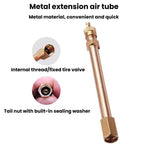 Valve Extender For Balance Scooter & Bicycle Pure Copper Inflation Nozzle For Tubeless Tires, 10.87cm