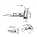 Car Tire Inflation Nozzle Tire Air Nozzle, Double Head, Single Head