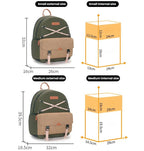 Cwatcun D249 Casual Shoulder Camera Bag Decompressorized Quick Access DSLR Storage Bag, Small Army Green, Medium Army Green