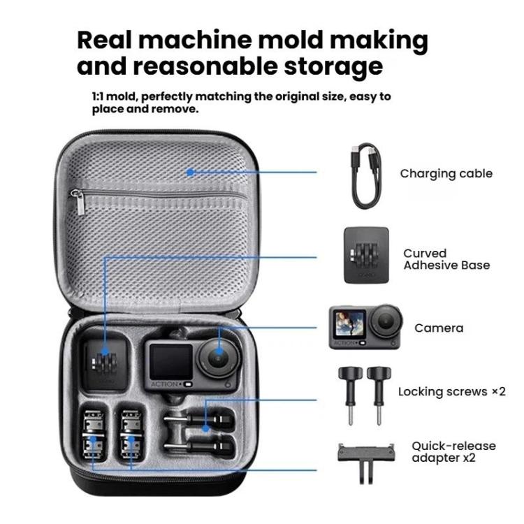 For DJI Osmo Action 6 Standard Combo Macaron-Colored Storage Box Bag