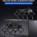 Waveshare WAVEGO Pro 12-DOF Bionic Dog-Like Robot Open Source For ESP32 And Raspberry Pi, Basic, EX, Pi 5