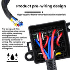 12V/80A Motorcycle 6-Way Waterproof Fuse Box with Starter Relay
