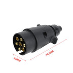 12V European Standard Waterproof Car 7-Pin Nylon Socket Kit