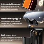 SD15 15W Electric Auto-Clamping Car Air Vent Mount 3-Axis Linkage Phone Wireless Charger With Ambient Light, SD15