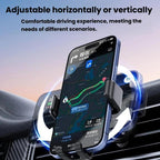 M7 Car Air Vent Gravity Phone Mount With Anti-Drop Tail Clip, M7