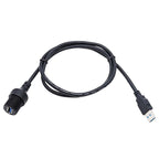 Male To Female 1m Car Boat Yacht Dashboard Extension AMAF Data Charging Connection Cable, USB3.0, USB2.0