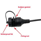 Male To Female 1m Car Boat Yacht Dashboard Extension AMAF Data Charging Connection Cable, USB3.0, USB2.0