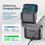 For Insta360 X4 Air AMagisn Fast Charging Case Portable Battery Charger And Storage Box, PM14