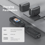 For Insta360 X4 Air AMagisn Fast Charging Case Portable Battery Charger And Storage Box, PM14