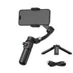 Selfieshow M02 Anti-Shake Handheld Gimbal With Face Tracking 3-Axis Tracking Stabilizer, Standard, Premium Edition