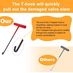 4pcs /Set Valve Stem Installation Removal Tire Repair Tools, A10388-01, A10388-02, A10388-03, A10388-05