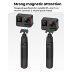 Magnetic Quick-Release Selfie Stick Tripod for Insta360 X5 / Ace Pro 2 / Ace Pro with 360-Degree Rotation, for Insta360 X5, Ace Pro 2, Ace Pro