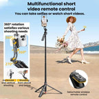 Auto Face Tracking Selfie Stick Anti-Shake Retractable Phone Stand, TT07, TT07D