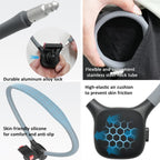 Magnetic Quick-Release Neck Mount For DJI Osmo 360 / Action 5 Pro/ 4 / 3 with 360-Degree Rotating Ball Head & Chest Strap, Neck Mount