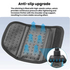 Universal Shoulder Strap Mount For Action Cameras With 360-Degree Rotating Ball Head Hands-Free POV Shooting
