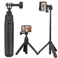 19-43cm Mini Handheld Selfie Stick Tripod with 360-degree Rotating Ball Head for for DJI, Insta360, GoPro and Other Action Cameras, 2-claw version