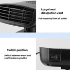 150W Universal Multi-Functional Car Heater Heating & Cooling Dual-Purpose Demisting Fan, 12v, 24v