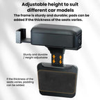 3092 Car Seat Armrest Cup Holder Multi-Functional Rear Seat Charging Storage Box