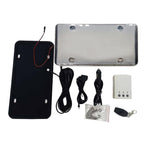US Standard Fog Version License Plate Frame Remote-Controlled Car License Plate Protector, US Standard Single