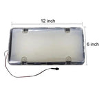 US Standard Fog Version License Plate Frame Remote-Controlled Car License Plate Protector, US Standard Single