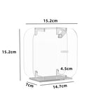 For Mac Mini M4 2024 Vertical Acrylic Desktop Stand Anti-Slip Storage Holder, For Mac Mini M4 Vertical
