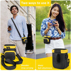 Portable Camera Carrying Case For Kodak FZ45 CCD Cameras Dual Use Shoulder/Belt Bag, CCD Camera Bag