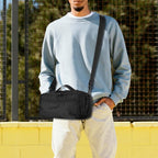 Carrying Case for Nintendo Switch 1 / 2 Protective Messenger Bag with Padded Compartment for Console, Controllers, and Accessories