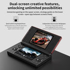 ANBERNIC RG DS Flip Dual-Screen Handheld Game Console 4-Inch IPS Touchscreen AI Gaming Device 3+32G