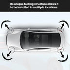 CTU040-1 2pcs Car Bumper Anti-Collision Strip Universal Trunk Anti-Scratch Protective Sticker, CTU040-1