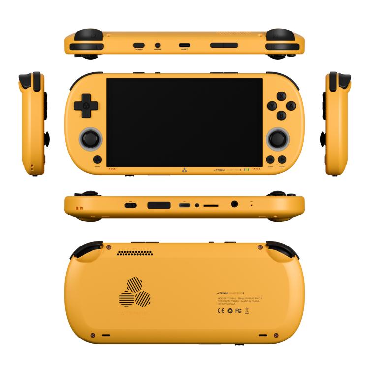 Trimui Smart Pro S Handheld Game Console 4.96-Inch IPS Screen TMR Joystick Allwinner A523 Processor, 64G, 128G, 256G