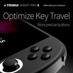 Trimui Smart Pro S Handheld Game Console 4.96-Inch IPS Screen TMR Joystick Allwinner A523 Processor, 64G, 128G, 256G