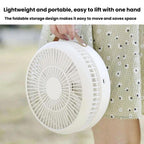 F11 Desktop Telescopic Folding Fan Outdoor Mini Portable Charging Desk Fan, F11
